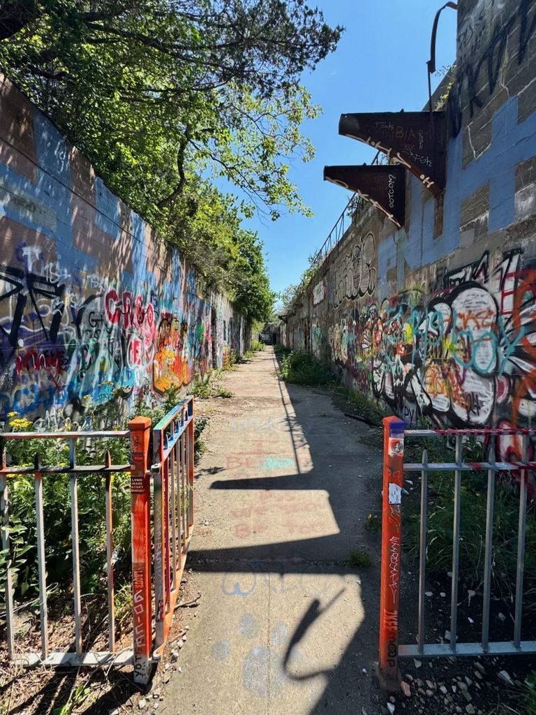 Rhode Island Family Vacation: Our 4-Day Narragansett Itinerary Fort Wetherill State Park graffiti alley