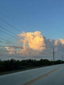 Dry Tortugas National Park: Our Half-Day, Seaplane Experience driving on the key west highway with a rainbow in the clouds