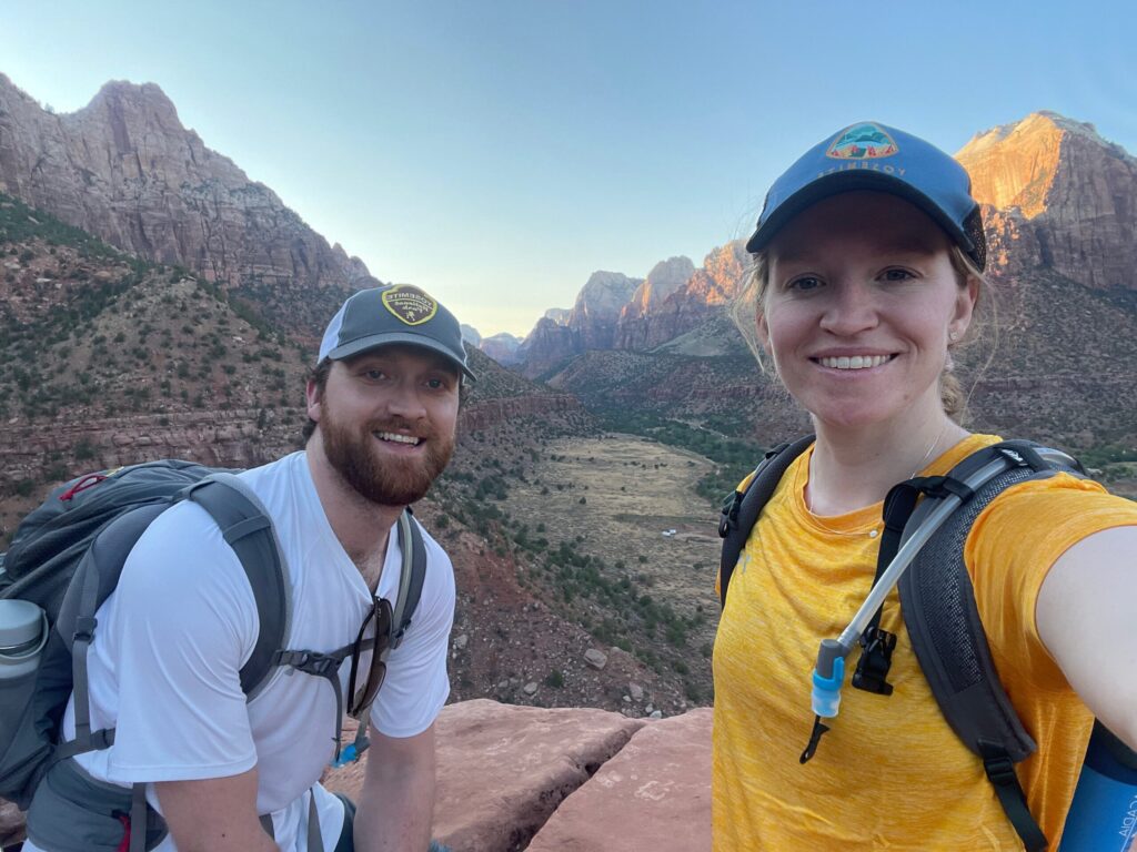 7-Day Utah Itinerary: Salt Lake City, Zion & Bryce Canyon National Parks Hannah& Dylan on the Watchman Trail