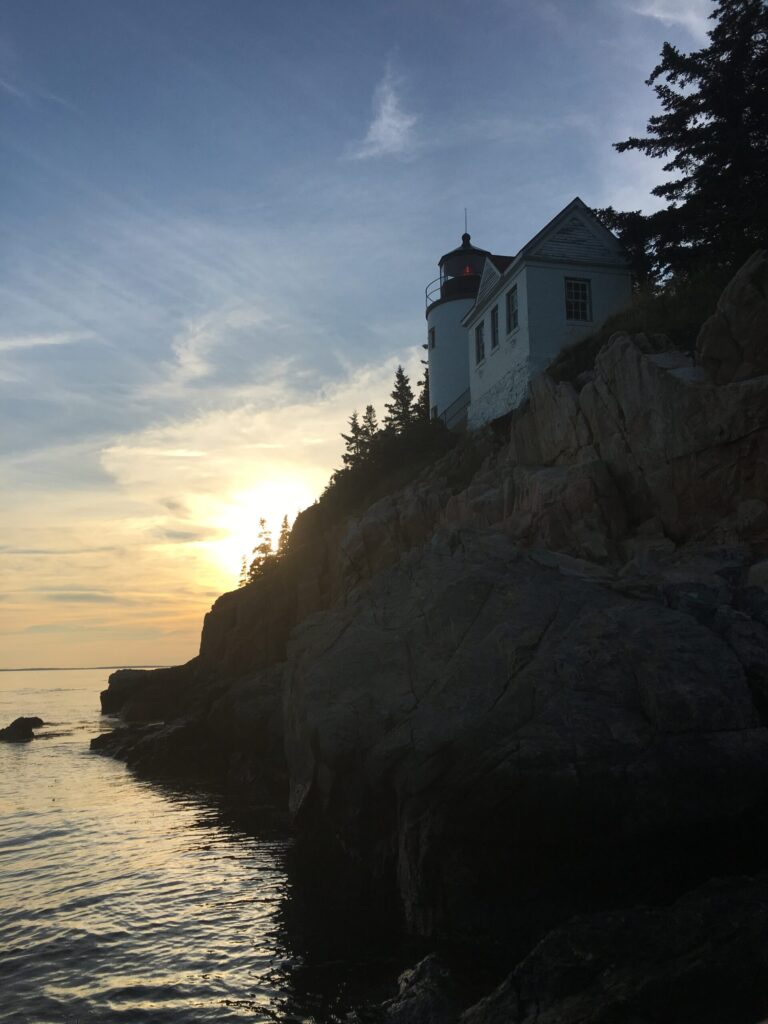 3-Day Acadia National Park Camping Itinerary Bass Harbor Head Light Station in Acadia National Park